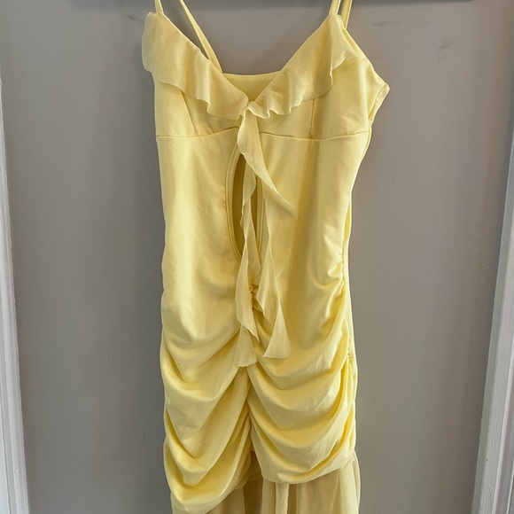 Yellow Ruffled Dress - Picture 3 of 6